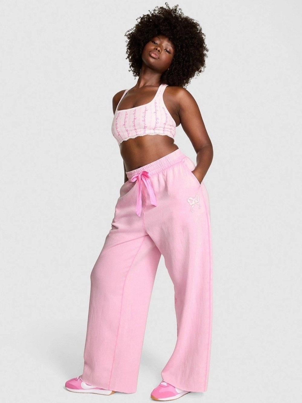 Limited Edition VS PINK x LoveShackFancy sweatpants L/Long